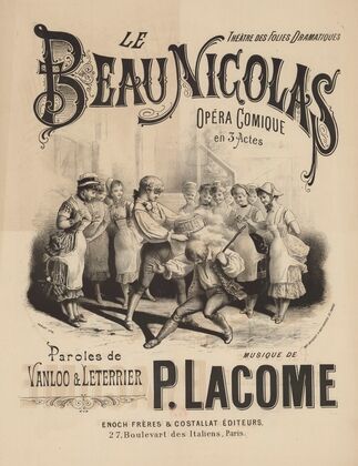 Théâtre des Folies-Dramatiques. Le Beau Nicolas (1880)