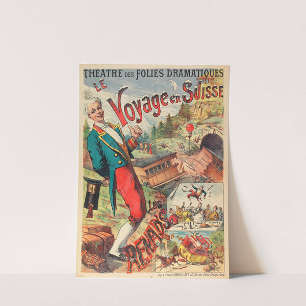 Theâtre Des Folies Dramatiques Le Voyage En Suisse Les Renad’s (1892) by Imp. Emile Lévy