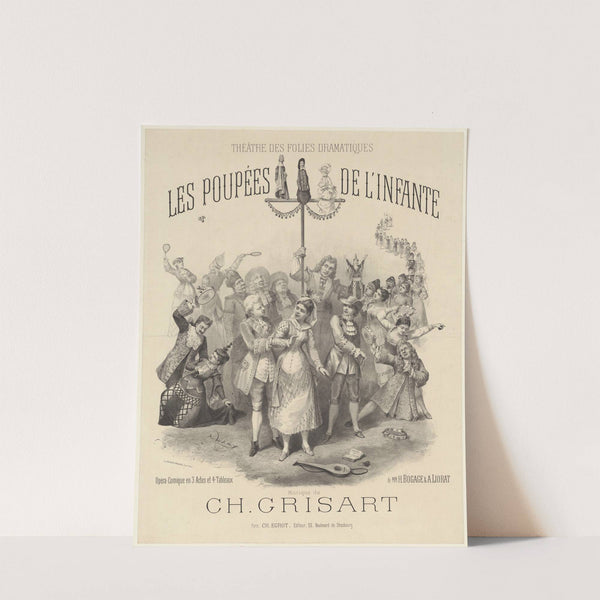 Théâtre des Folies-Dramatiques. Les Poupées de l’infante (1881) by Pierre-Auguste Lamy
