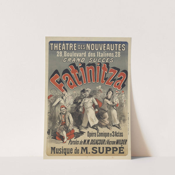 Théâtre des Nouveautés. Fatinitza. Musique de M. Suppé (1879) by Jules Chéret