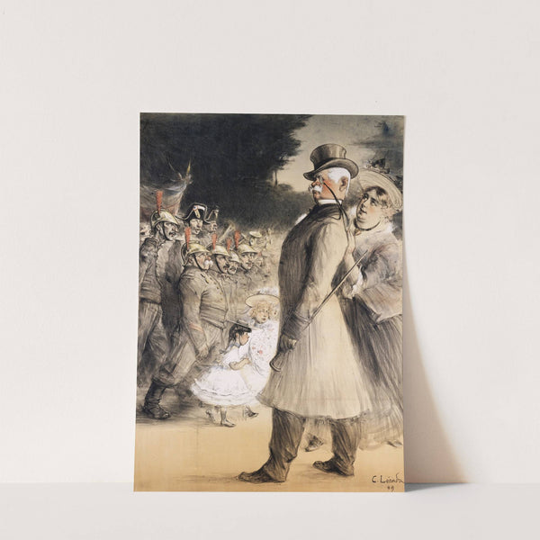 Théâtre des Variétés, Le Vieux Marcheur (1899) by Charles-Lucien Léandre