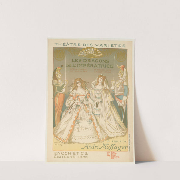 Théâtre des Variétés. Les dragons de l’impératrice (1905) by Lucien Marie François Métivet