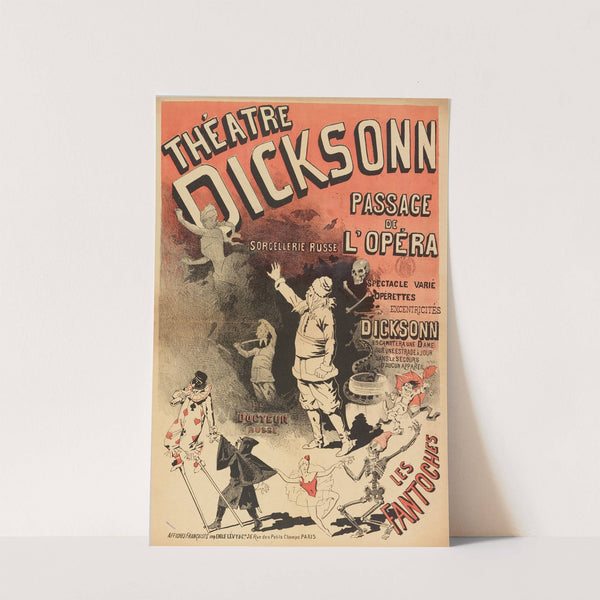 Theatre Dicksonn Passage De L’opera (1886-1892) by Imp. Emile Lévy