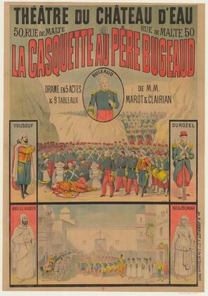 Théâtre du Château-d’Eau… La casquette au Père Bugeaud (1886)