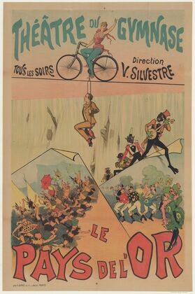 Théâtre du Gymnase, direction V. Silvestre. Le Pays de l’or. Tous les soirs (1890)