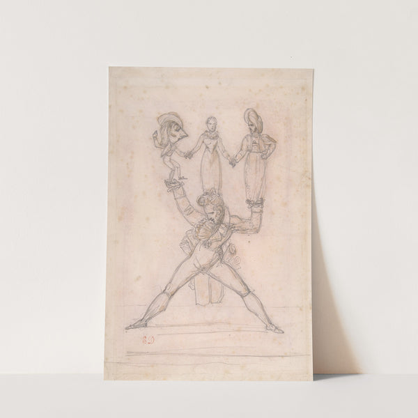 Théâtre Italien (Gioacchino Rossini, 1792-1868) (1821) by Eugène Delacroix