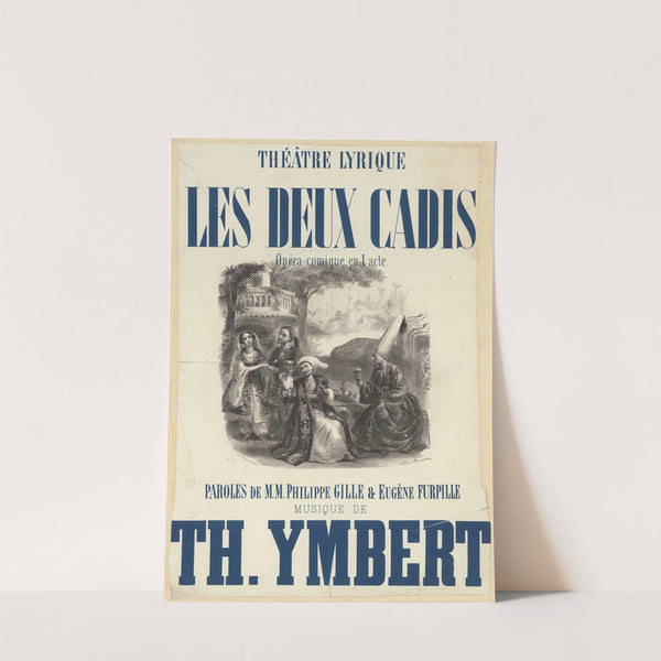 Théâtre Lyrique. Les Deux Cadis (1861) by Victor Coindre