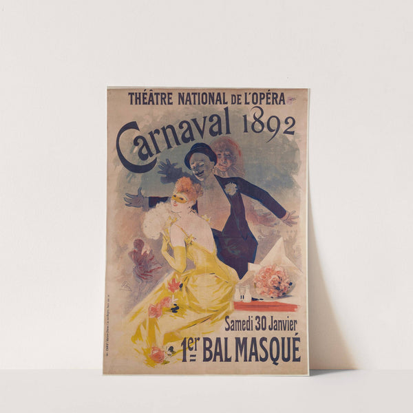 Theatre National De L'opera Carnaval 1892 by Jules Chéret