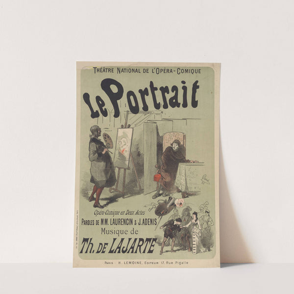 Théâtre National de l’Opéra -Comique. Le Portrait (1883) by Jules Chéret