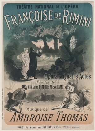 Théâtre national de l’Opéra. Francoise de Rimini, opéra en quatre actes (1882)