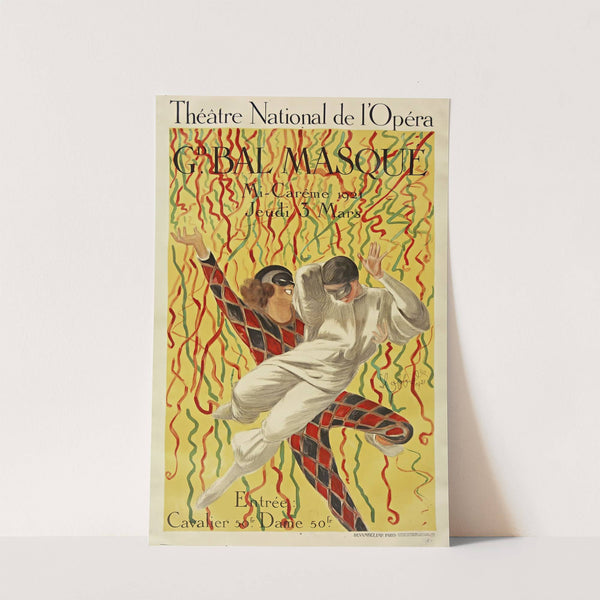 Théâtre National De L’opéra Grand Bal De La Mi-Carême (1921) by Leonetto Cappiello