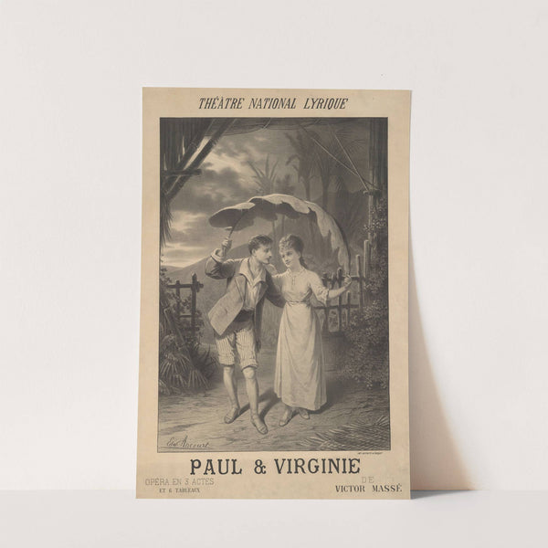 Théâtre national lyrique. Paul & Virginie (1876) by Edward Ancourt