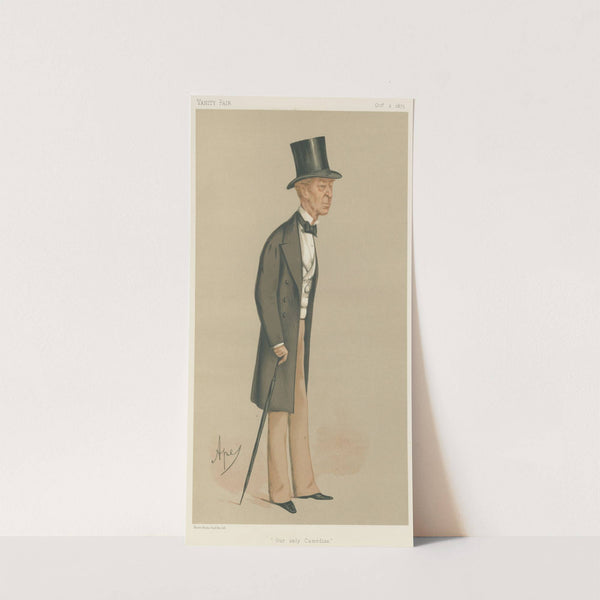 Theatre; ‘Our Only Comedian’, Mr. Charles James Mathews, October 2, 1875 (1875) by Carlo Pellegrini
