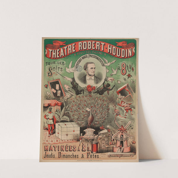 Theâtre Robert.Houdin 8. Bould Des Italiens. 8 Tous Les Soirs Physique. Magie (1880-1881) by Imp. Charles Lévy
