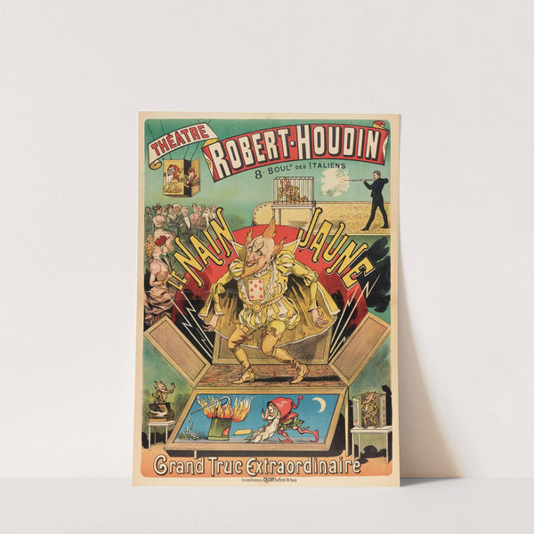 Theâtre Robert-Houdin 8. Bould. Des Italiens Le Nain Jaune Grand Truc Extraordinaire (1888) by Imp. Charles Lévy