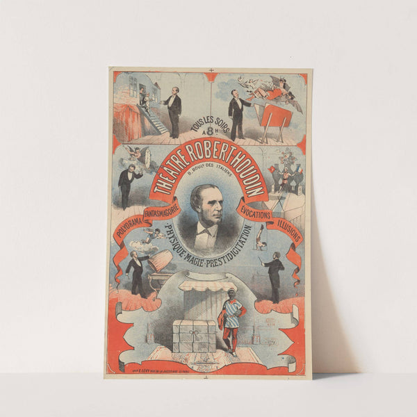 Théâtre Robert-Houdin 8 Bould. des Italiens. Polyorama, fantasmagorie, évocations, illusions, physique, magie (1880) by Imp. Emile Lévy
