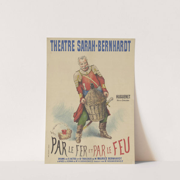 Théatre Sarah-Bernhardt. Par le Fer et Par le Feu (1904) by Henri Edmond Rudaux