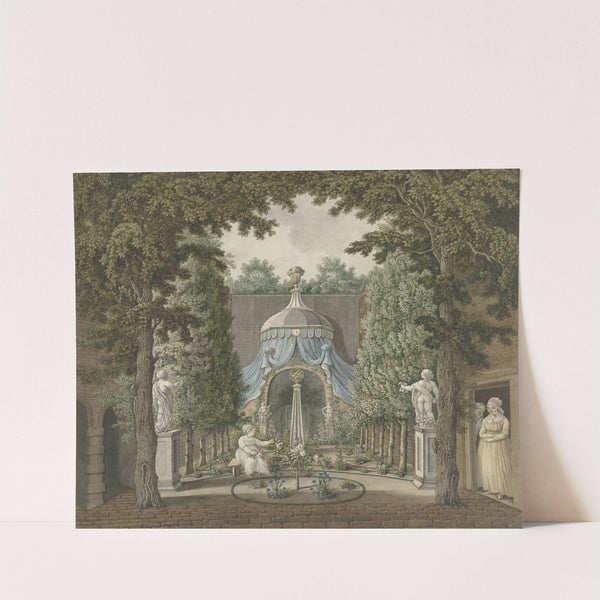 Theatre Scene in a City Garden (1753 - 1811) by Barend Hendrik Thier