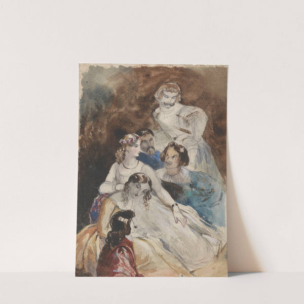 Theatrical Group by Theodor von Holst