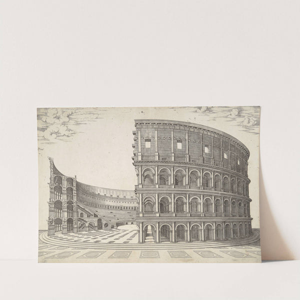 Theatrum Sive Coliseum Romanum by Nicolas Beatrizet