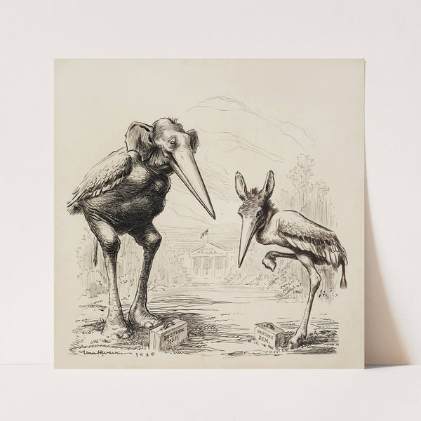 Their job. Watching, waiting till November (1920) by William Henry Walker