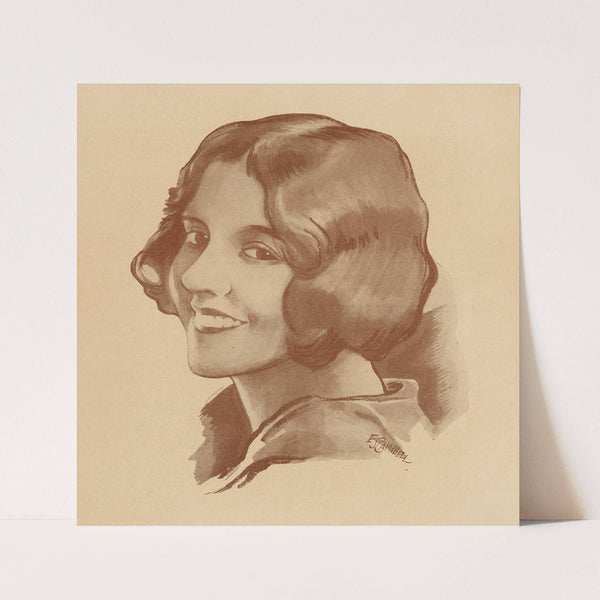 L’Opéra. Mlle Fitzjames, Pas vénitien (1844) by Eugène Charles François Guérard