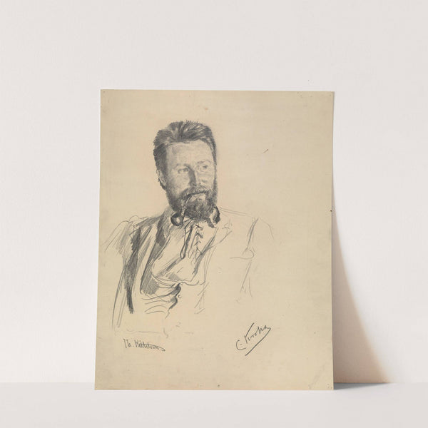 Theodor Kittelsen (before 1892) by Christian Krohg