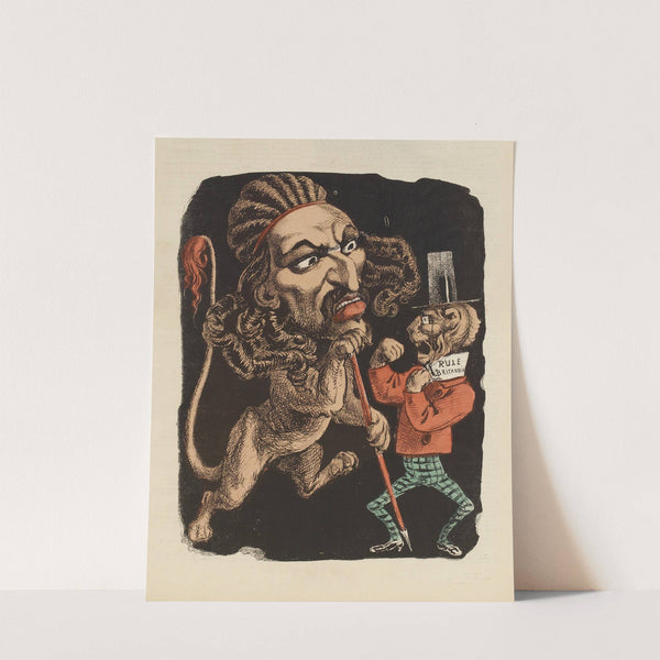 Théodoros, roi d’Abyssinie (1867) by André Gill