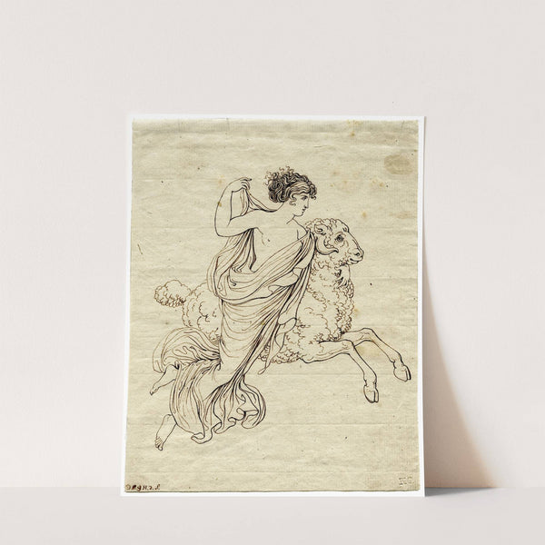 Theophane and Neptune disguised as a ram by David Humbert de Superville