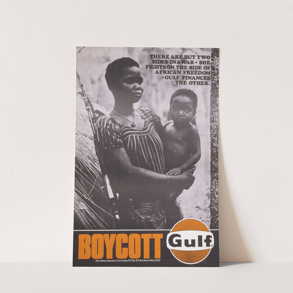 There are but two sides in a war; She fights on the side of African freedom, Gulf finances the other ; Boycott Gulf by Kapiassa Nicholas Husseini