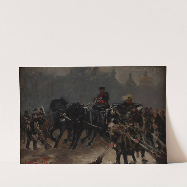 There Comes the Tsar by Jacek Malczewski