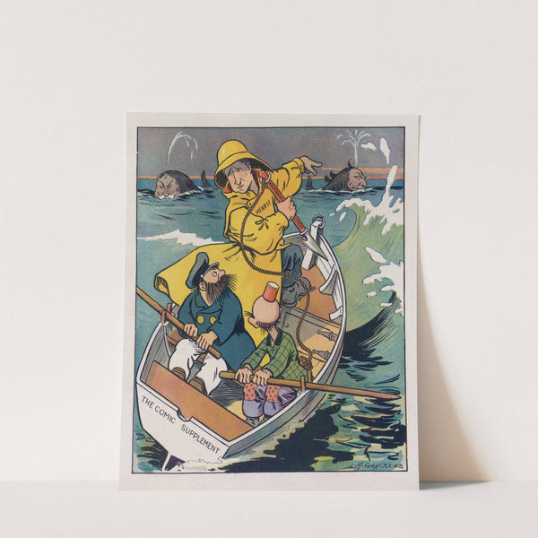 There they blow (1908) by Louis Glackens