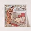 There was a lady loved a swine (1877) by Walter Crane