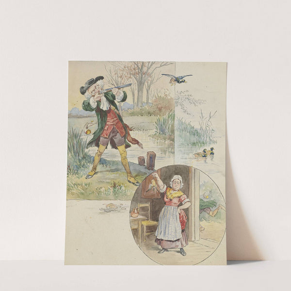 There was a little man, And he had a little gun by McLoughlin Bros