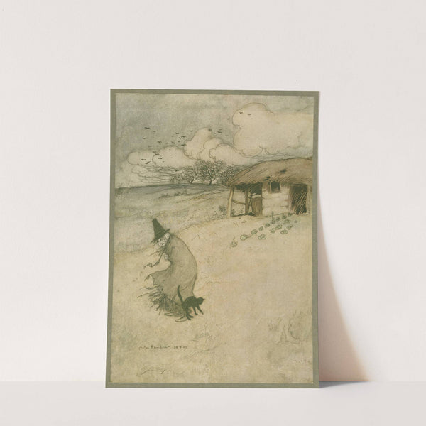 There’s an old woman dwells upon Tappington Moor. (1911) by Arthur Rackham