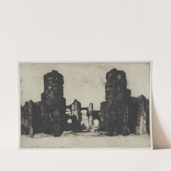 Thermae of Caracalla (1923) by David Young Cameron