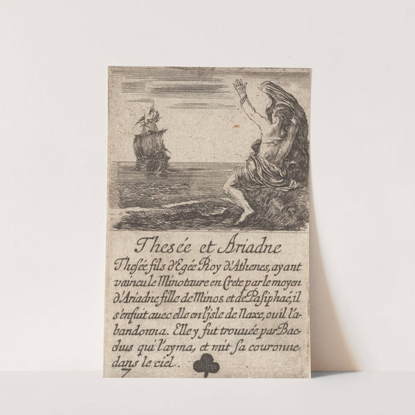 Thesée et Ariadne by Stefano Della Bella