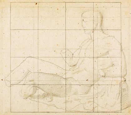 Theseus from the Parthenon Pediment (ca. 1860)