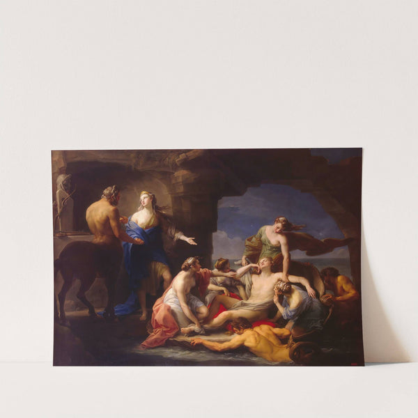 Thetis Takes Achilles From The Centaur Chiron by Pompeo Batoni