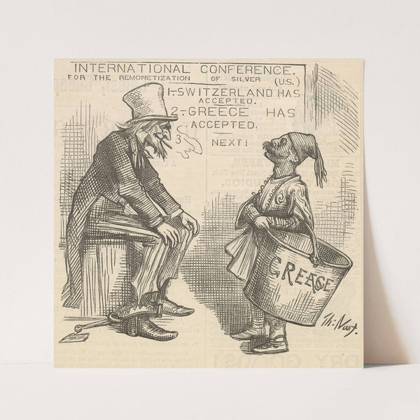 They are coming, Uncle Sam (1878) by Thomas Nast