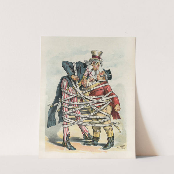 They can’t fight (1896) by Frederick Burr Opper