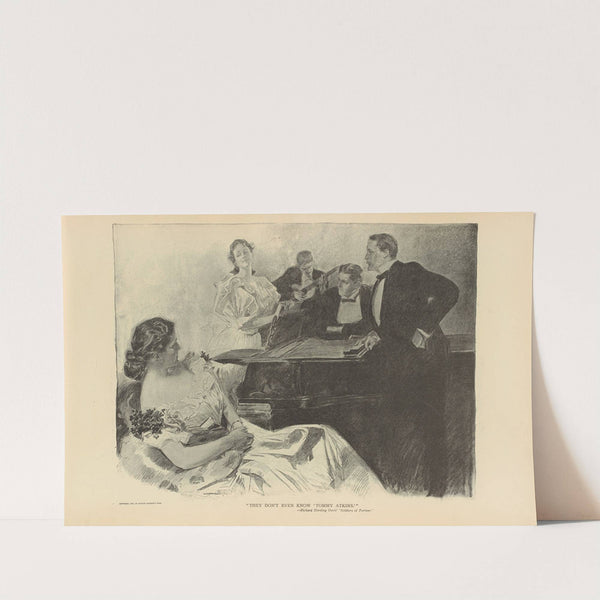 They don’t even know ‘Tommy Atkins’ (1893-1900) by Charles Dana Gibson