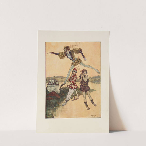 They hung on to Flying Feather’s rope and he lifted them all by Maurice Lalau