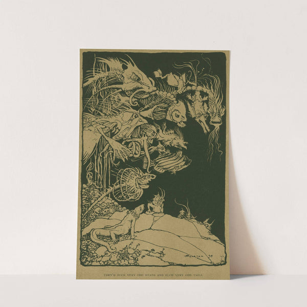 They’d such very odd heads and such very odd tails. (1911) by Arthur Rackham