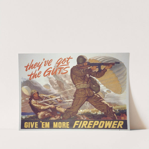 They've got the guts - Give 'em more firepower by Anonymous