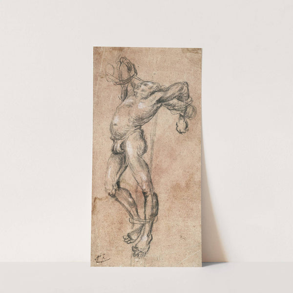 Thief on the cross, facing left (1501-1502) by Lucas Cranach the Elder