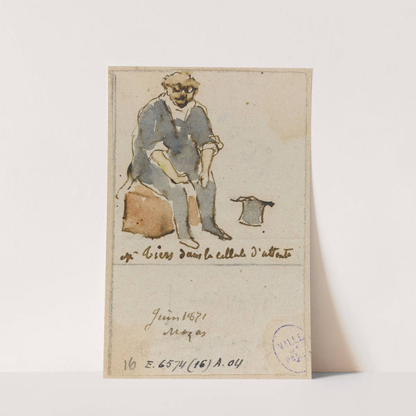 Thiers dans la cellule d’attente (1871) by Armand Gautier