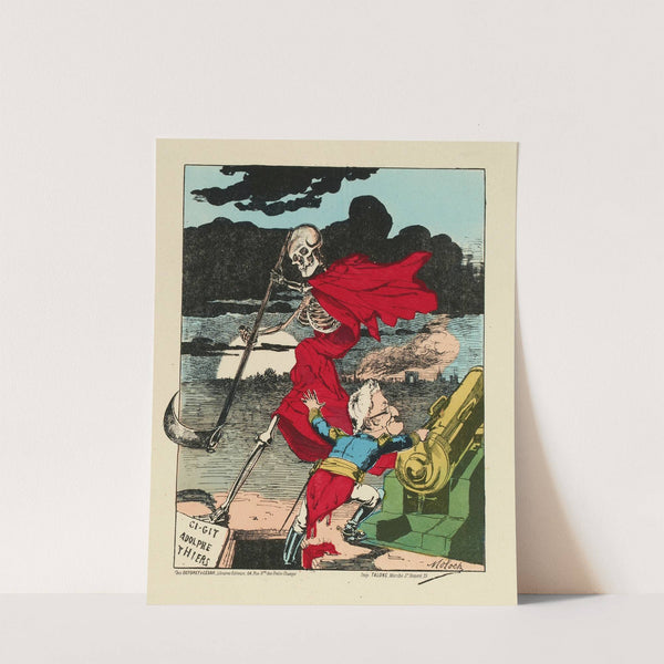 Thiers dit Coeur saignant o Mort Attends encore un instant (1871) by Moloch (Alphonse Hector Colomb)