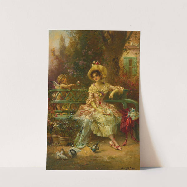 Thinking Of Him by Hans Zatzka