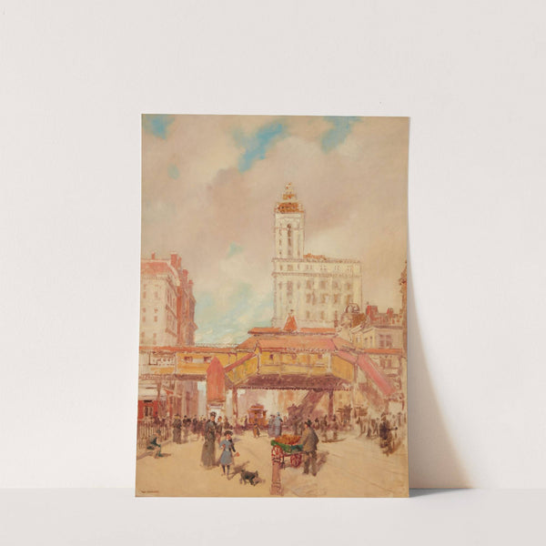 Third Avenue, New York by Paul Cornoyer